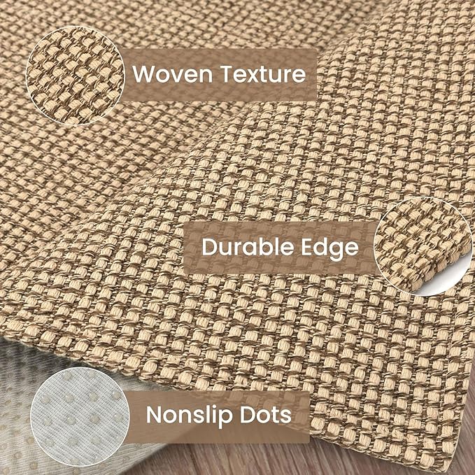 IOHOUZE Washable Runner Rug 3x8 Non Slip Rubber Backed Wide Hallway Runner - Image 6
