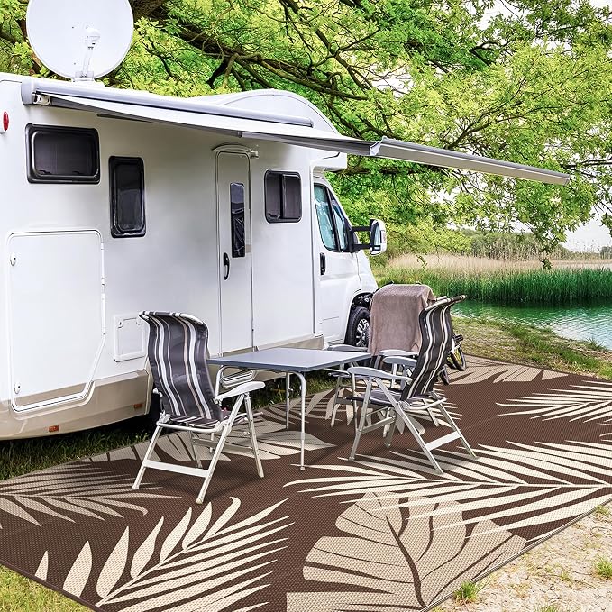 GENIMO Outdoor Rug 10' x 14' Waterproof - Image 5