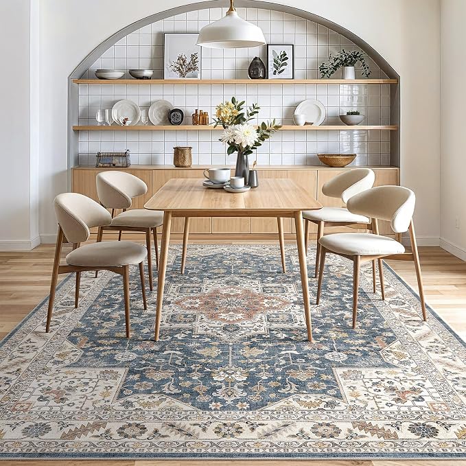 Vintage Living Room Area Rug 5x7 - Image 8