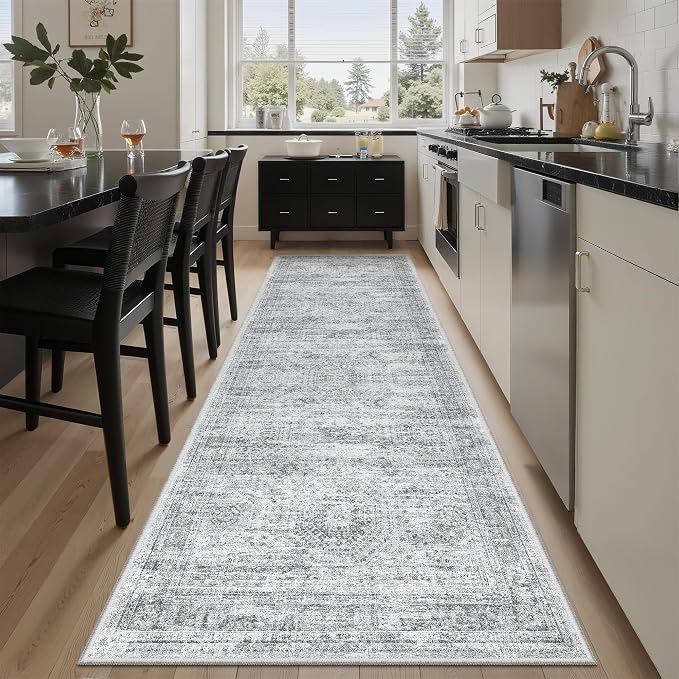 Soalmost Washable Runner Rug by Soalmost