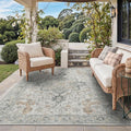 GENIMO Outdoor & Indoor Area Rug 6'x9', Waterproof, Non-Shedding, Easy Cleaning by GENIMO