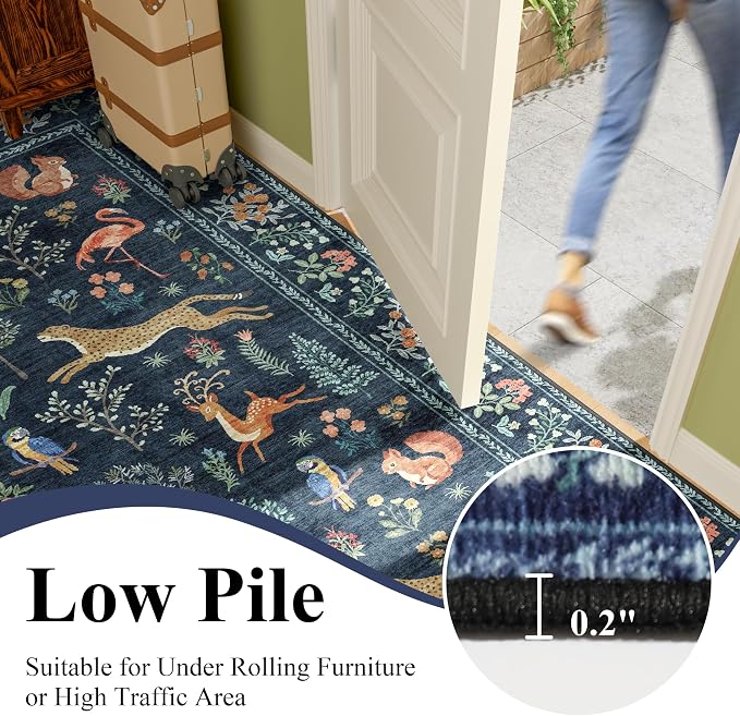 DUKINO Runner Rug, 2x8 Washable Kitchen Rugs - Image 7
