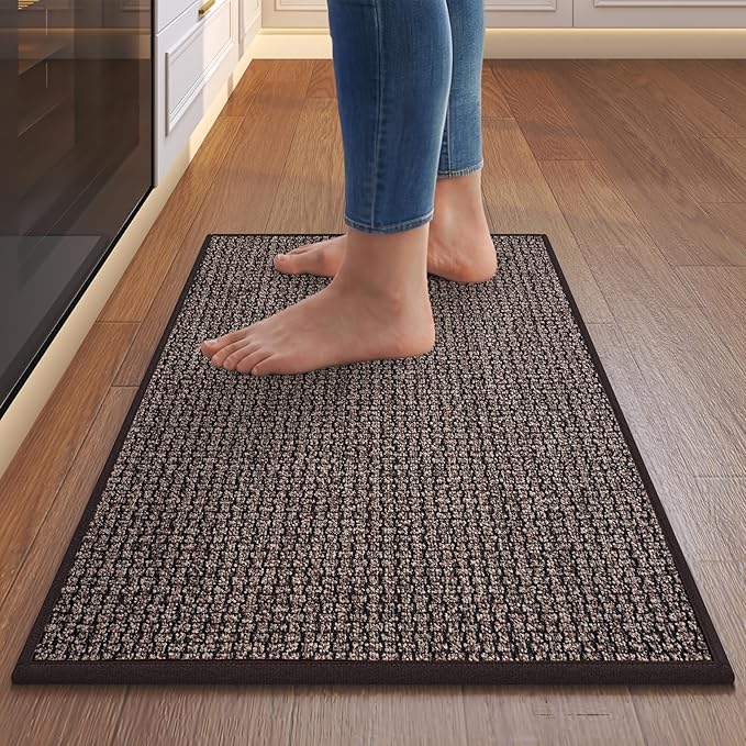 Kitchen Rugs and Mat Non Slip Washable, Super Absorbent Kitchen Mats by QiCaiJia