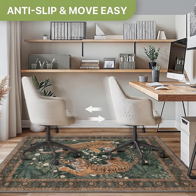 36"x60" Office Chair Mat for Hardwood Tile Floor, Under Desk Carpet Protector - Image 3