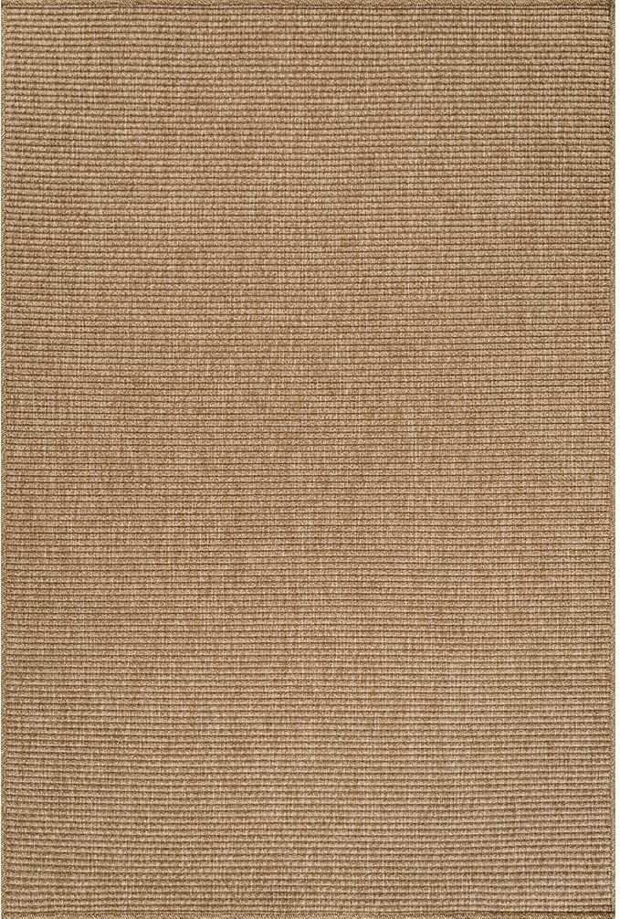 CAMILSON Easy Jute Rug 6x9, Indoor Outdoor Natural Color Farmhouse Area Rugs - Image 3