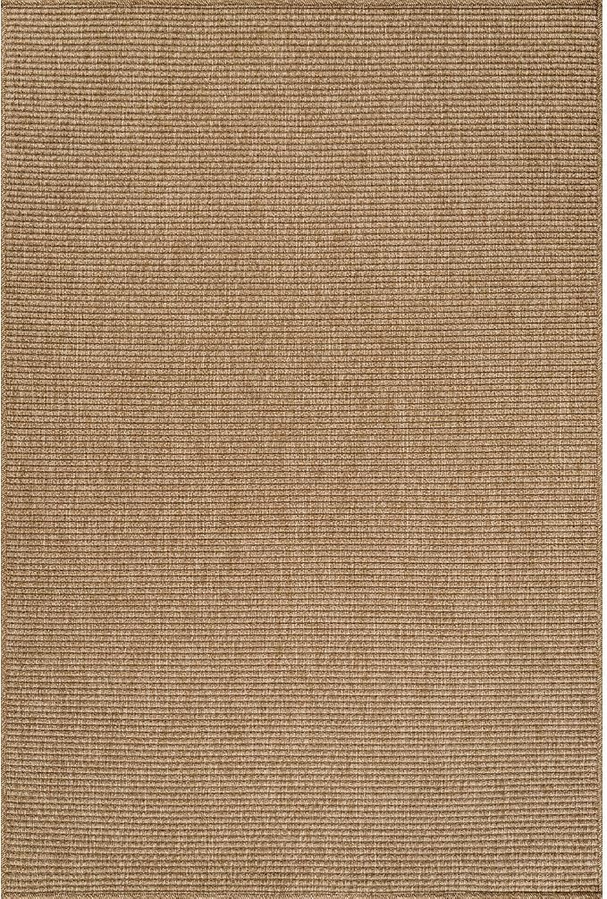 CAMILSON Easy Jute Rug 5x7, Indoor Outdoor Natural Color Farmhouse Area Rugs - Image 2