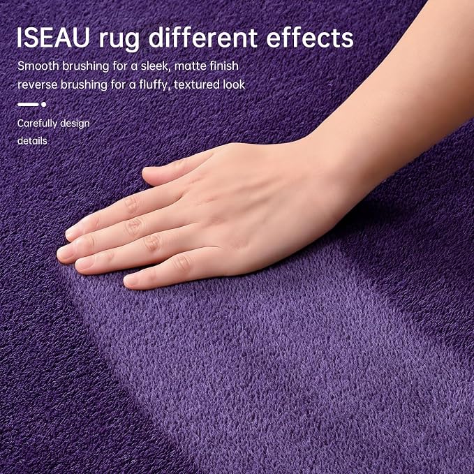 ISEAU 2x8 Runner Rug for Hallway, Soft Memory Foam Carpet - Image 3