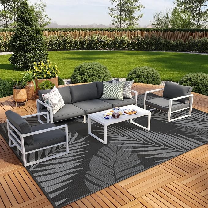 GENIMO Outdoor Rug 9' x 18' Waterproof - Image 4