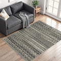 Miukiki 4x6 Area Rug for Living Room Moroccan Washable Rugs Non Slip Indoor by Miukiki