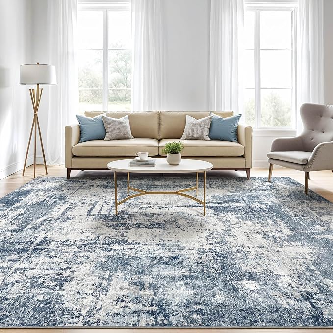 10X14 Area Rugs Living Room: Washable Large Abstract Soft Rug Stain Resistant - Image 5