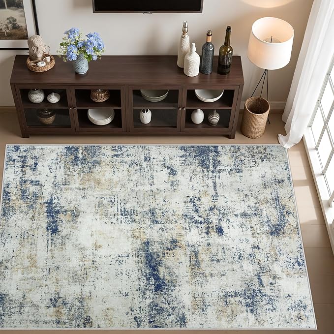 Washable Rug 6x9 Area Rugs: Soft Large Living Room Rug - Image 5