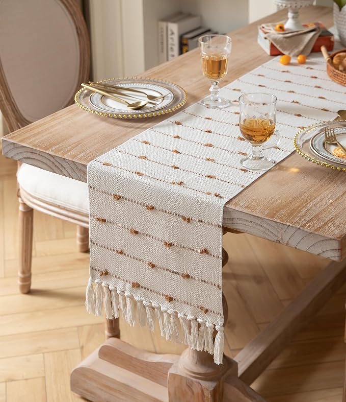 Caflife Boho Table Runner 108 Inchs Long - Image 2