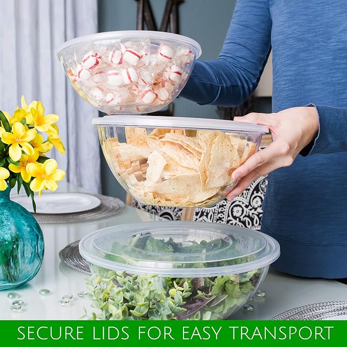 PLASTICPRO Disposable Combo Set of Salad Bowl - Image 5