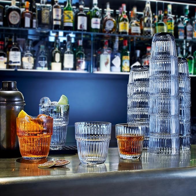 Bormioli Rocco Barshine 12.88 oz. Long Drink Stackable Tempered Drinking Glasses - Image 5