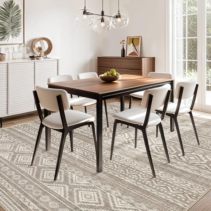 cotiled 7x9 Area Rugs Living Room Rug: Washable Boho Rugs - Image 5