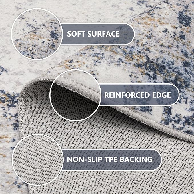 4x6 Washable Area Rugs - Image 5