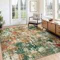 RELEANY Washable Area Rugs 4'x6' Non-Slip Modern Abstract Soft by RELEANY