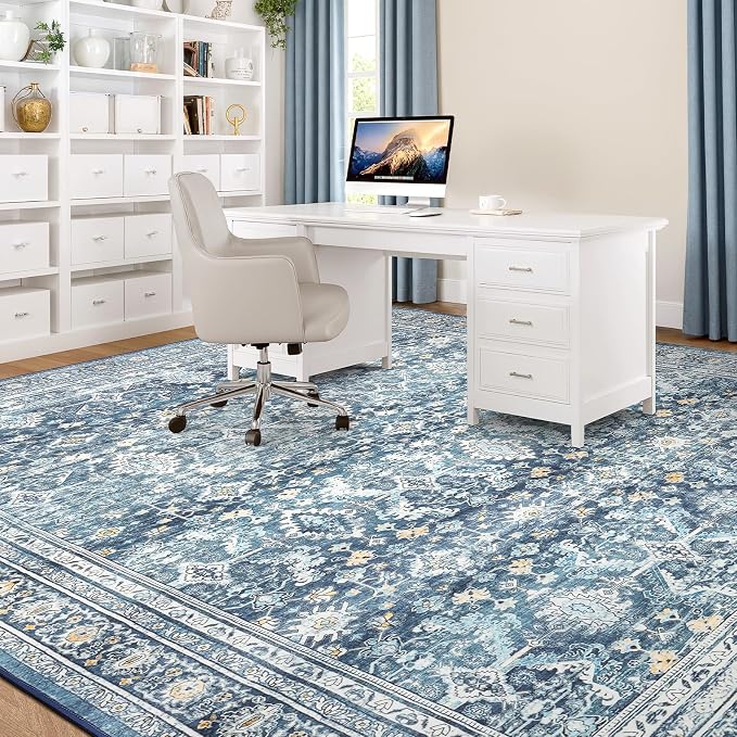 Lofus 9x12 Area Rug for Living Room, Soft Boho Carpets for Bedroom Dining Room - Image 3
