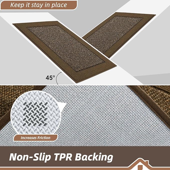 BEQHAUSE Indoor Door Mat 32" x 48", Dirt Trapper Door Mats Non-Slip Entryway - Image 4