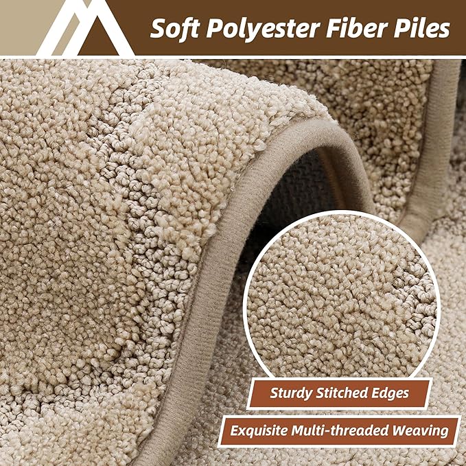 COSY HOMEER Kitchen Rugs 20"x32" Washable Non Slip Kitchen Mats - Image 3