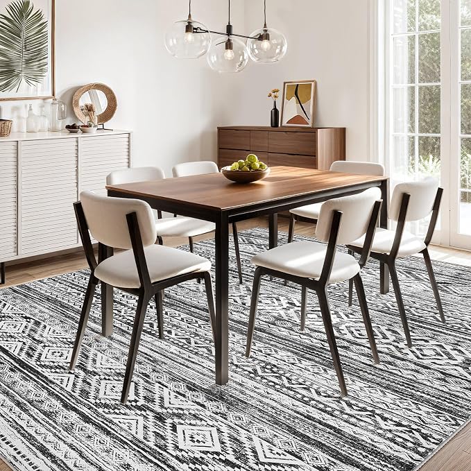 cotiled 6x9 Area Rugs Living Room Rug: Washable Boho Rugs - Image 5
