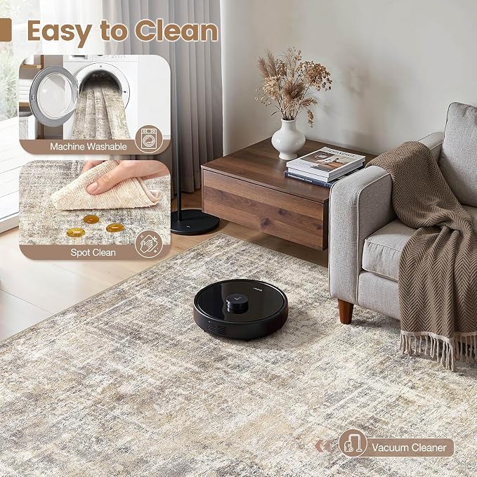 cotiled Washable 10x14 Area Rug - Image 2