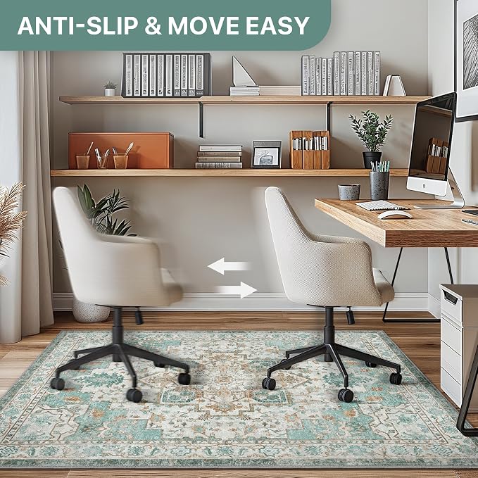48"x72" Office Chair Mat for Hardwood Tile Floor, Under Desk Carpet Protector - Image 5