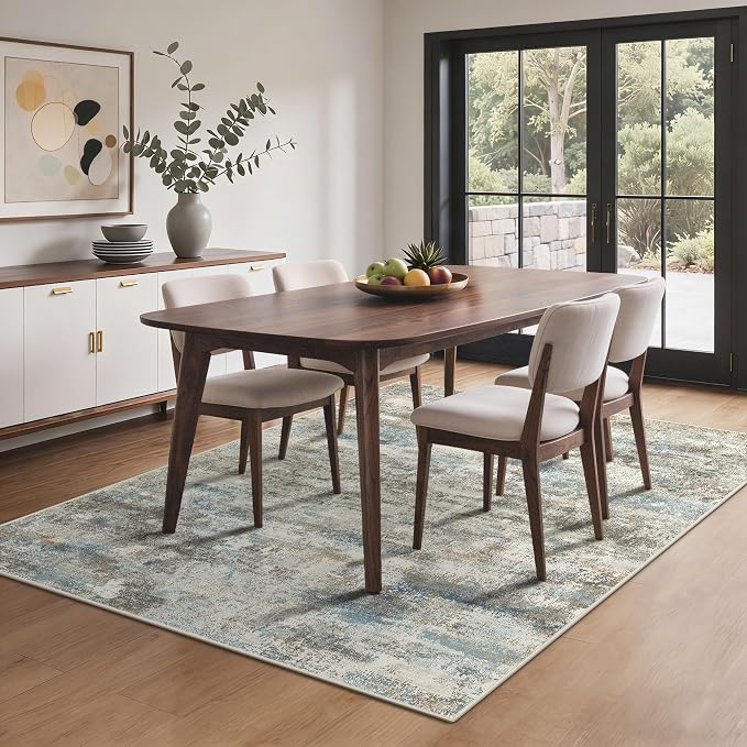 BEIMO Area Rugs 6x9 for Living Room Bedroom, Modern Abstract Machine Washable - Image 3
