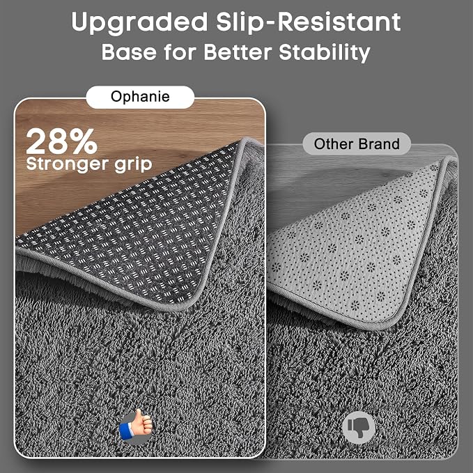 Ophanie 6x9 Area Rugs, Upgrade Non-Slip Fluffy Soft Rugs - Image 4