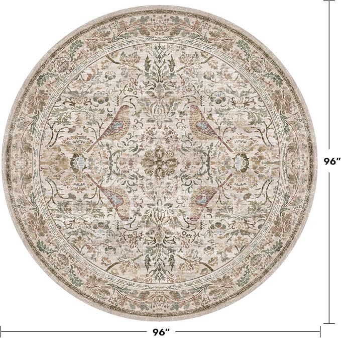 Hazo Haus Large 8ft Area Round Rug - Image 2
