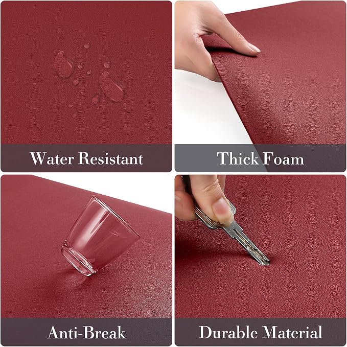 HappyTrends Kitchen Mat Cushioned Comfort Anti-Fatigue Floor Mat, Waterproof - Image 5