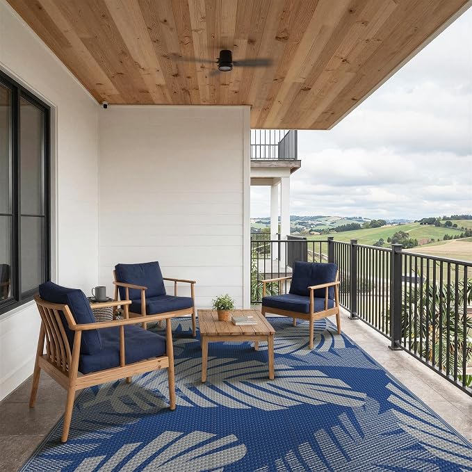 GENIMO Waterproof Outdoor Rug 5' x 8' - Image 6