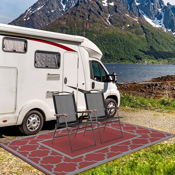 GENIMO 8' x 10' Outdoor Rug Waterproof - Image 4