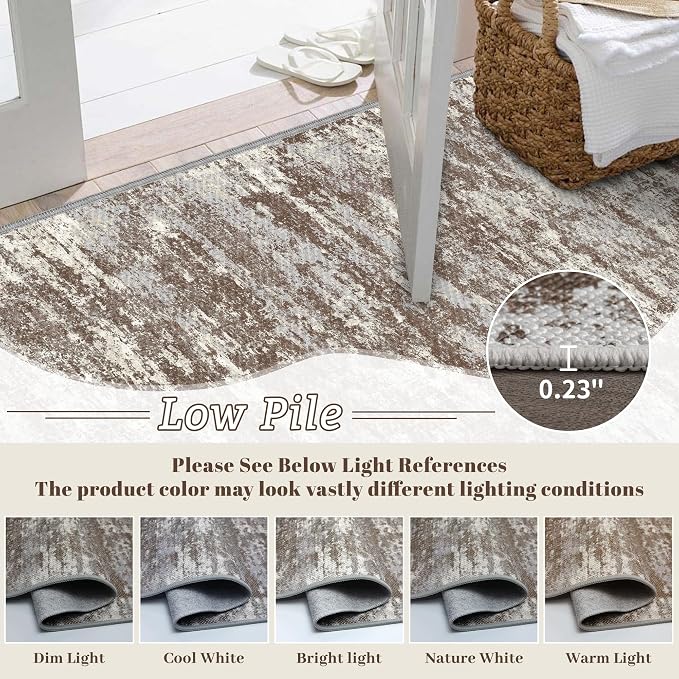 Washable Carpet Runners for Hallway 16ft-Non Slip Floor Runners for Dogs - Image 6