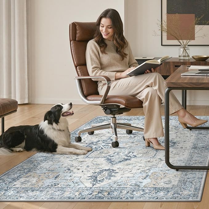 Office Chair Mat for Hardwood Tile Floor, Under Desk Carpet Protector for - Image 7