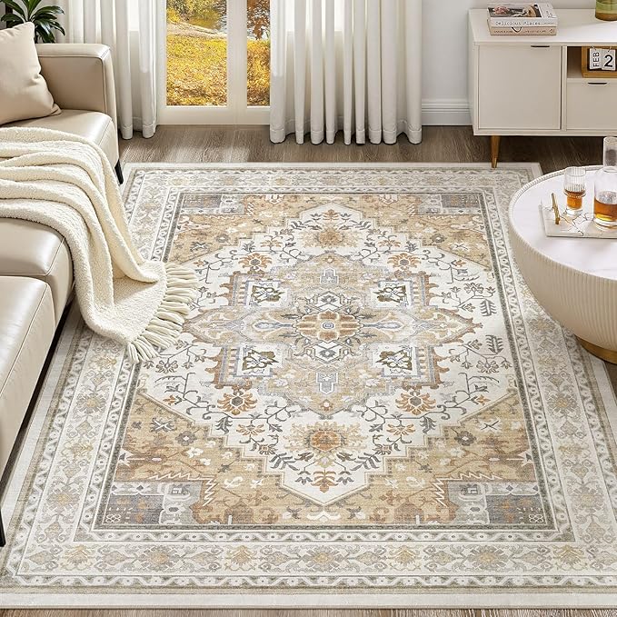 UERMEI 8x10 Area Rug for Living Room - Image 2