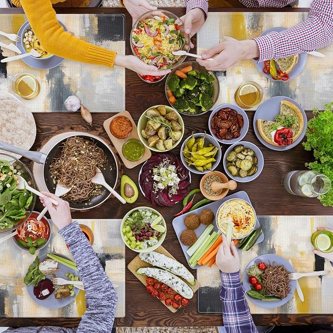 Emvency Farmhouse Placemats Set of 4, 12x18 Inch - Image 7