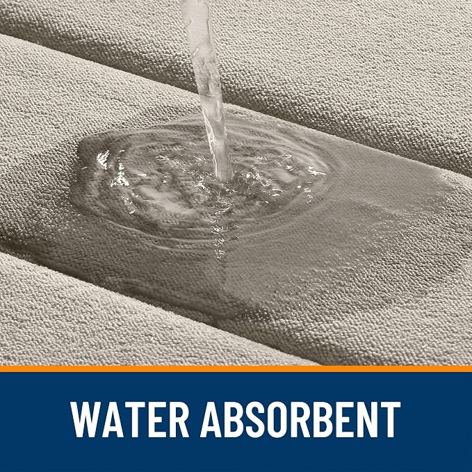 OLANLY Memory Foam Long Bathroom Rugs Runner 47x20, Super Soft Absorbent Bath - Image 4