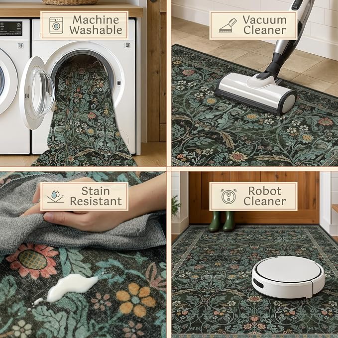 2x5 Runner Rug Non Slip Washable - Image 4