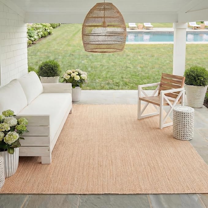 SAFAVIEH Outdoor Area Rug 6'7"x9'6" - Image 11