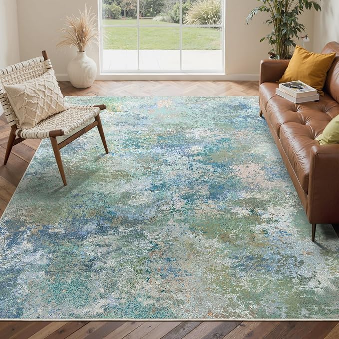 BEIMO Area Rugs 8x10 for Living Room Bedroom, Modern Abstract Machine Washable - Image 2