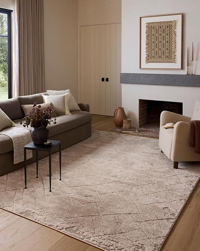 Loloi Amber Lewis Monty Collection MOT-05 Beige/Natural 7'-10" x 10', .50" Pile by Unknown