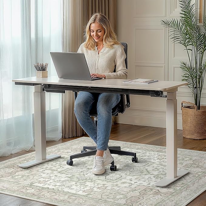 36"x48" Office Chair Mat for Hardwood Tile Floor, Under Desk Carpet Protector - Image 2