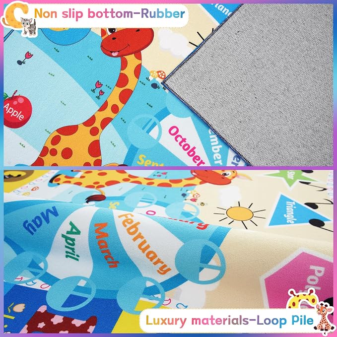 Chicrug Educational Kid Area Rug - Image 6