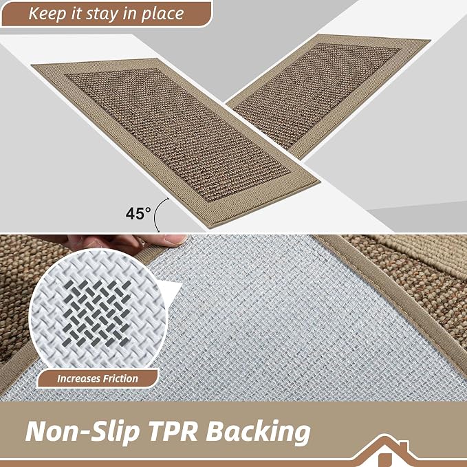 BEQHAUSE Indoor Door Mat 20" x 48", Dirt Trapper Door Mats Non-Slip Entryway - Image 4