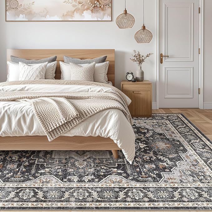 Vintage Living Room Area Rug 5x7 - Image 6