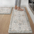 GENIMO Kitchen Mats for Floor 2PCs, Washable Anti Fatigue Mat for Cushioned by GENIMO