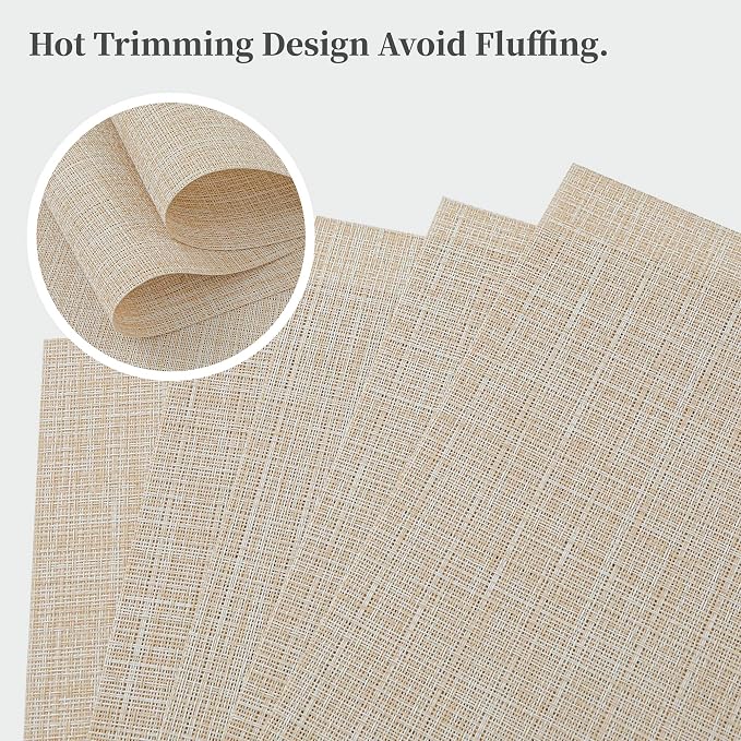 Leetaltree Beige Placemats Set of 4 - Image 3