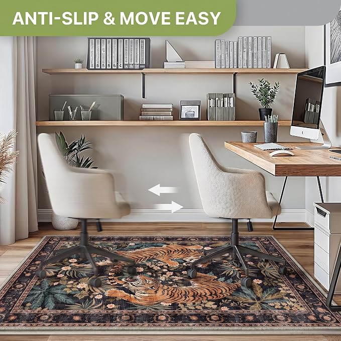 36"x60" Office Chair Mat for Hardwood Tile Floor, Under Desk Carpet Protector - Image 3