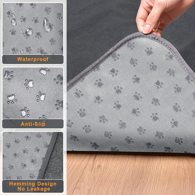 LOOBANI 2 Packs Extra Large Reusable Dog Mat - Image 4